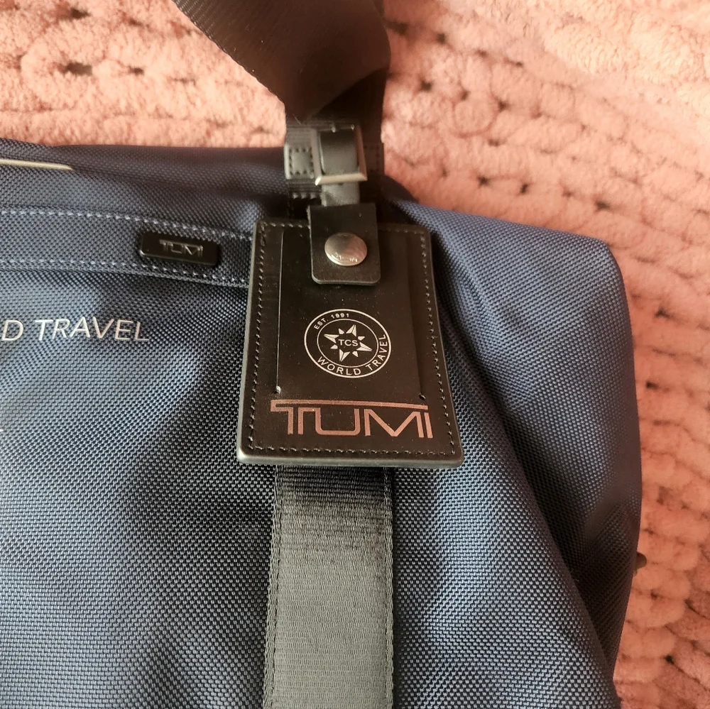 TUMI Navy Blue Travel Bag